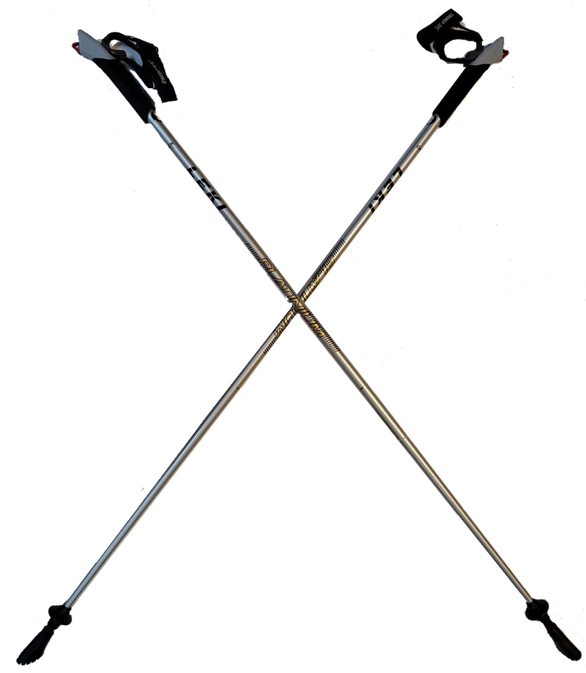 LEKI Nordic Walking Titanium AirFOIL Walking Pole 115cm - Walmart.com