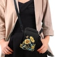 thumbnail image 4 of HELLHERO Adjustable Shoulder Strap Cross Body Purse Polyester, Vintage Messenger Bag, Sunflower, 4 of 7