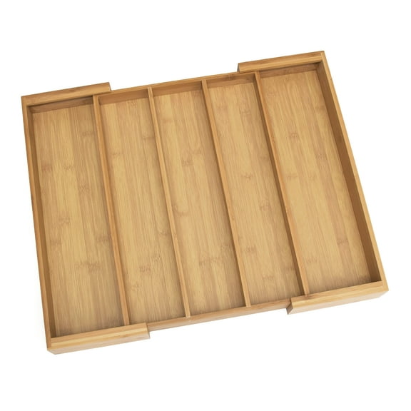Lipper 8892 Bamboo Utensil Organizer Expandable