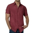 thumbnail image 2 of Gibobby Men's Short Sleeve Plaid Checkered Snap Button Up Shirt Regular Fit Two Pockets Casual Dress Check Shirts(,4XL), 2 of 6