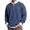C92 Navy, variant on CONZONE Mens Long Sleeve Sweatshirt 1/4 Zip Stand Collar Knit Pullover Sweatshirts For Men Solid Color Cozy Fall Winter Mens Hoodies