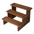 thumbnail image 4 of Sharplace Wood Display Riser Collectibles Display Stand Desktop Decoration Jewelry Organizer Rack Showcase Fixtures for Figures Bedroom 3 Layer 20cm, 4 of 9