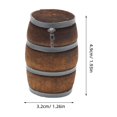 thumbnail image 3 of BRIGHTFUFU 1 Juego de modelos de barril, casa de muñecas en miniatura, barril de cerveza de madera, accesorios para casa de muñecas, decoración de Bar, Pub, jardín de hadas, 3 of 8
