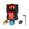 thumbnail image 1 of Battery Cut-Off Switch with Protective Cover, Universal Polarity for 16-0.75 in Posts, Easy ON/OFF Rocker Operation, Secure Vehicle Maintenance Solution(Digital display copper,1set), 1 of 7