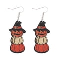 thumbnail image 1 of Pendientes de Halloween EZLIFE murciélago fantasma calabaza espeluznante K7J6, 1 of 7