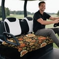 thumbnail image 5 of Uourmeti Golf Cart Seat Cover Washable Terry Cloth, Compatible with Sports Club Car Golf Cart, for Club Cars EZGO, Flowers, 5 of 8