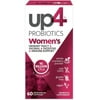 UP4 Women's Probiotic with Organic Cranberry Dietary Supplement Capsules, 60 ea (Pack of 2)