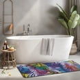 thumbnail image 2 of Colorful Tropical Leaf Pattern Kitchen Rug Mat,Kitchen Runner Rugs Non Skid Washable,Decorative Kitchen Floor Mats for Kitchen,Sink,Laundry,17"x47.2", 2 of 7