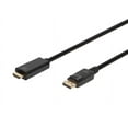 thumbnail image 2 of Monoprice DisplayPort to HDTV Cable - 2 Meter - Black | 4K@60Hz - Select Series, 2 of 6