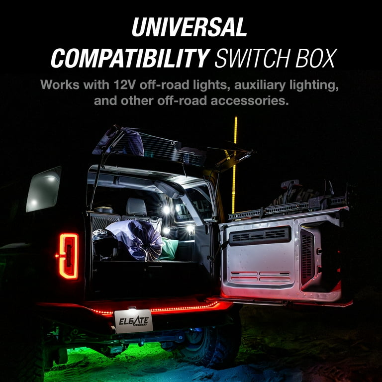 TYPE S, Switch Panel, 6-Switch, RGB backlit keypad - Walmart.com