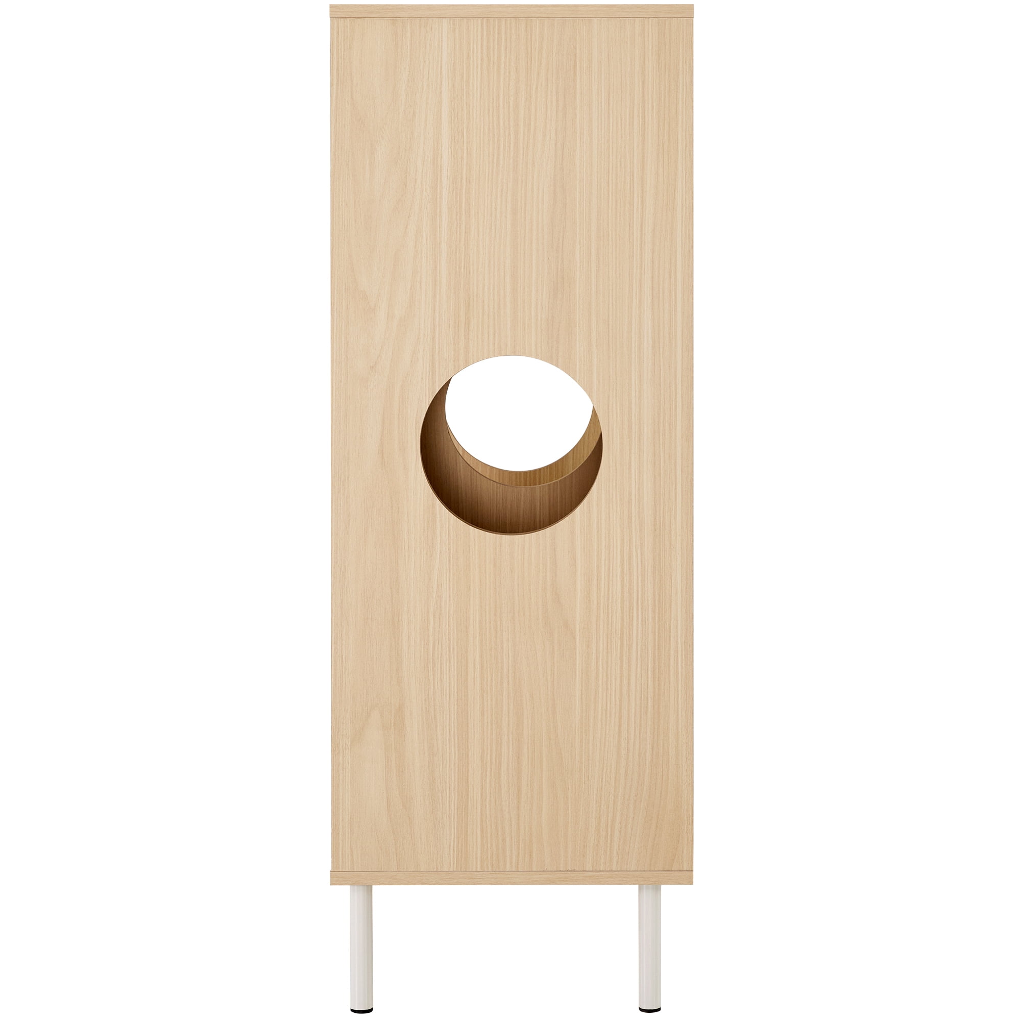 Euroco Modern Cat Bookcase & Cat Tree Shelves with Storage