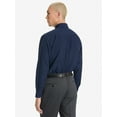 thumbnail image 3 of Chaps Men's Navy Performance Dress Shirt, Sizes 14"-32", 15"-32", 16"-32", 15"-34", 16"-34", 17"-34", 3 of 7