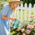 thumbnail image 4 of Bfogop Small Watering Can for Indoor Plants - 34oz Leakproof Lightweight Pot with Long Spout & Bonus Shower Head, Indoor Watering Can for House Plants, 4 of 6
