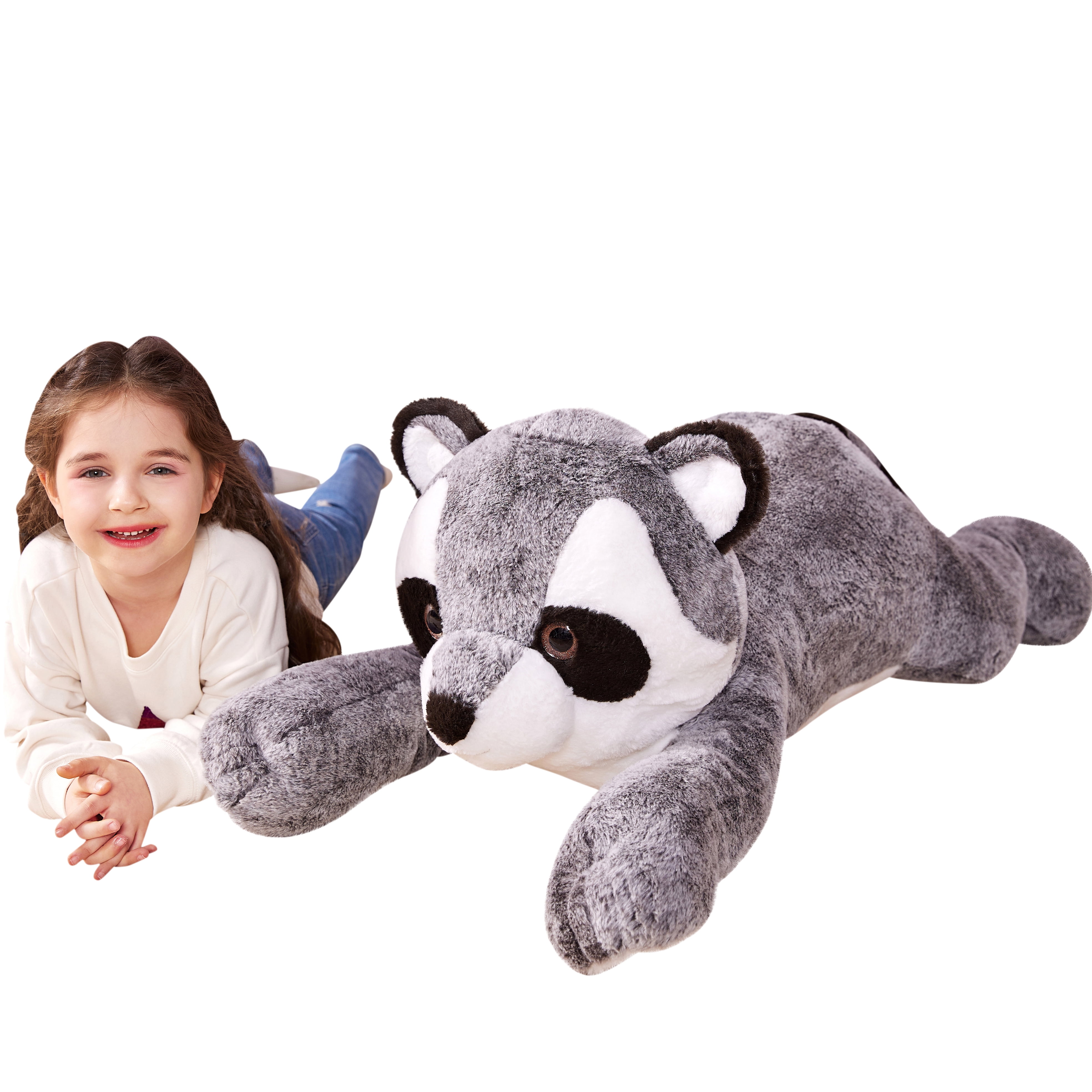 IKASA Giant Raccoon Stuffed Animal Plush Toy,Large Jumbo Racoon 30