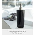 thumbnail image 6 of Yamazaki Home  Round Shower Dispenser - Three Styles, ABS Plastic, Conditioner, 16.9 fluid oz., 500 ml Black, 6 of 7