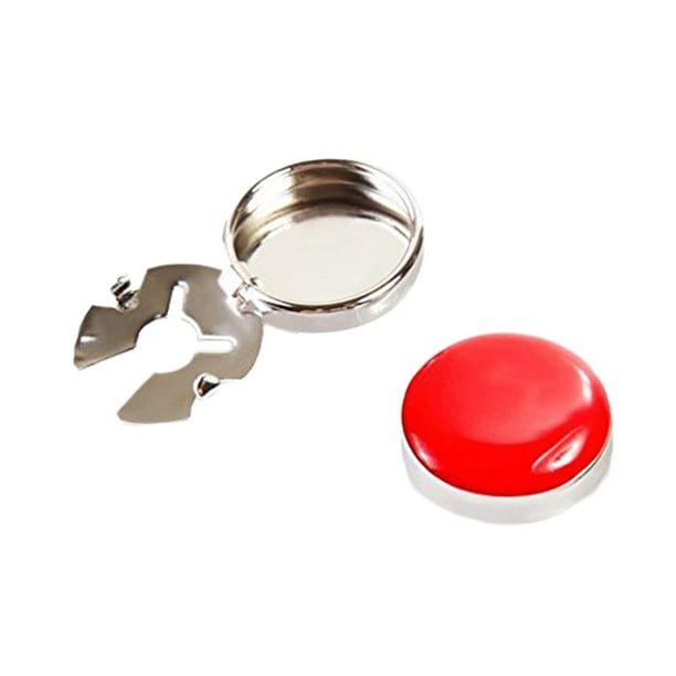 Gemelos clásicos de 2 piezas Sunnimix Cubiertas de botones Rojo