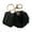 Black, variant on Protective Case Cover for Airpods Pro Charging Case, Upgraded Air Pods 3 Silicone Case Skin Newest with Soft Cute Fur Ball Pom Pom Keychain Kit