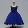 thumbnail image 1 of Robe d'Été Blanche de Princesse pour Filles Robe pour Filles 3 4 5 6 8 9 10 Ans Tout-Petits Enfants Fille Fête Mariage Robe Formelle, 1 of 6