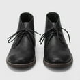 thumbnail image 2 of Xiaoxatg Men's Leather Shoes - Classic Distressed Leather Boots for Men Featuring Traditional Design 11.5 Black, 2 of 6