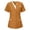 #01Khaki, variant on Housekeeping Uniforms - Women's Lightweight Stretchy Scrubs for Cleaning Jobs Red L