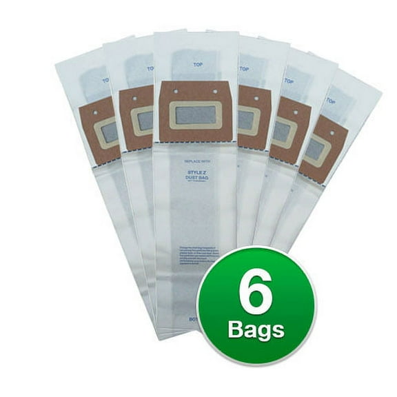Replacement Type Z Vacuum Bag for Eureka 52339A-6 / 52339 Bag Models (2 Pack)