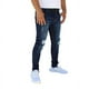 thumbnail image 3 of Pantalón rasgado de mezclilla stretch John Silver  Corte skinny Color azul oscuro, 3 of 6