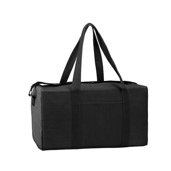 Travel Duffel Bag Waterproof Duffle Bags 60L Capacity Large Canvas Sports Gym Tote, Black