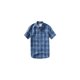 thumbnail image 1 of Aeropostale Camisa con botones a cuadros para hombre, azul, pequeña Aeropostale  Botones al frente, 1 of 1
