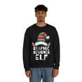 thumbnail image 4 of Graphic Designer Elf Unisex Sweatshirt, S-2XL Christmas Holidays Xmas Elves, 4 of 9