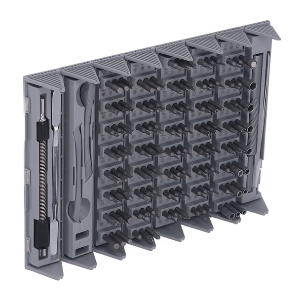Kit de destornilladores, juego de puntas de destornillador de puntas múltiples de 128 piezas Juego de destornilladores de puntas múltiples Ultra sensible