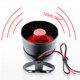 thumbnail image 4 of ZHAOCHENG Uds sklaxon bocina de emergencia para coche universal 12 antipolvo para volante antipolvo para scooters triciclo eléctrico, bocina antirrobo alarma alta bocina antirrobo, 4 of 5