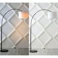 thumbnail image 5 of JONATHAN Y Collier 70" Industrial Vintage Head-and-Height-Adjustable Iron LED Arc Floor Lamp with Smart Bulb, Black, 5 of 7