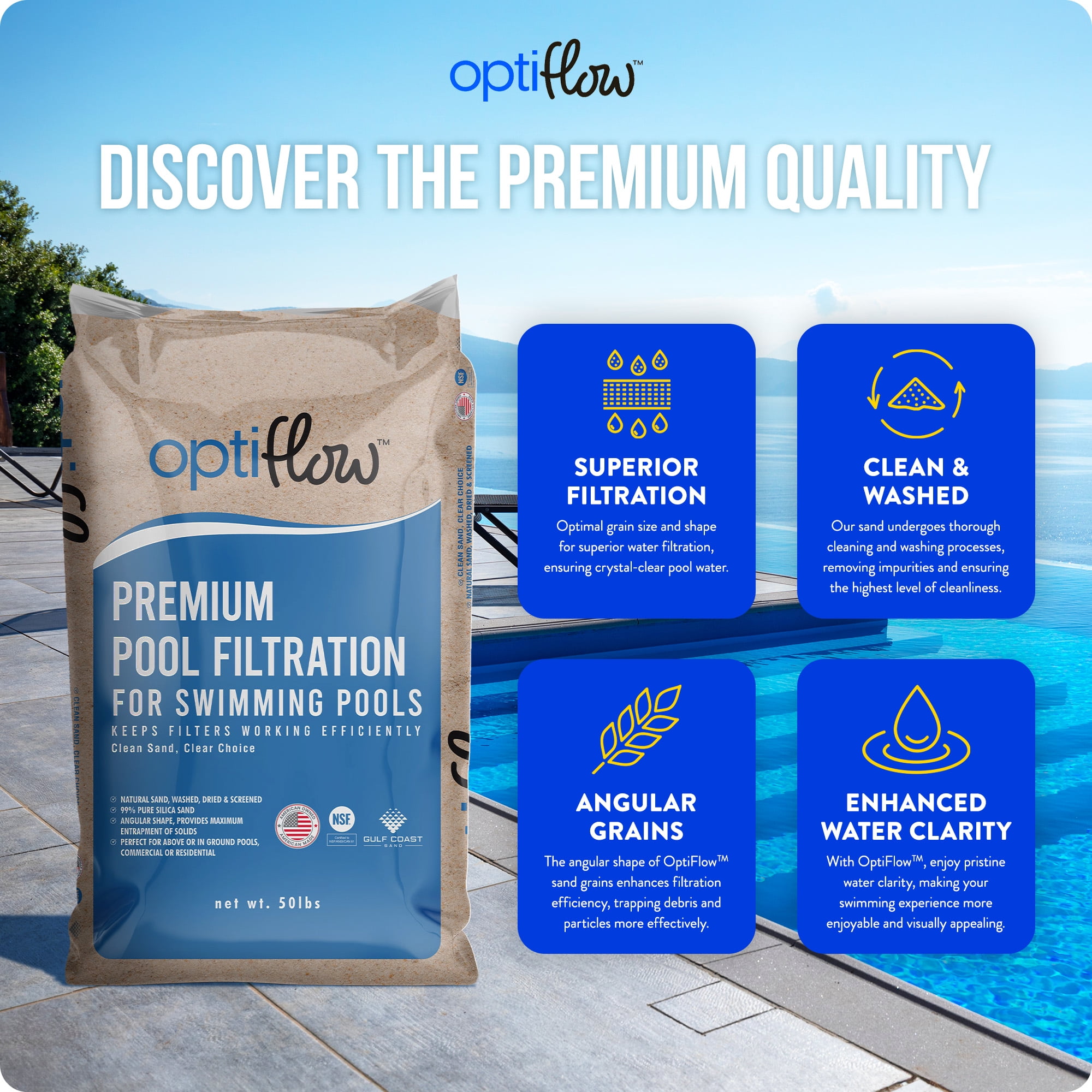 Intex Ultra XTR 32' x 16' x 52" Above Ground Pool & OptiFlow Premium Filter Sand