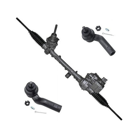 Front Steering Rack and Tie Rod End Kit - Compatible with 2013 - 2016 Ford Escape 2014 2015