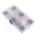 thumbnail image 3 of Kit de Perlas de Piedra de Roca Lava, Cuentas de Piedras Multicolores Portátiles 240pcs 10 Estilos Con Cuerda Elástica para Joyas de pulsera de Bricolaje, 3 of 7