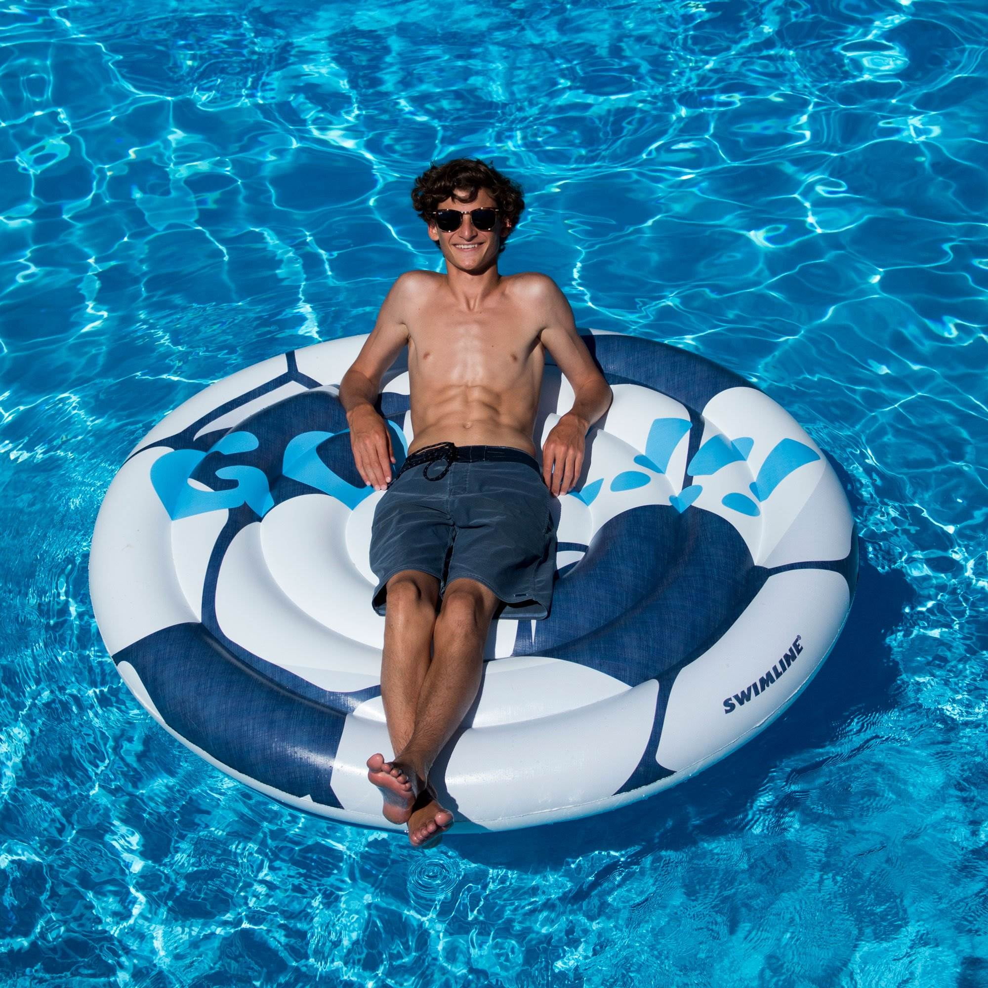soccer pool float