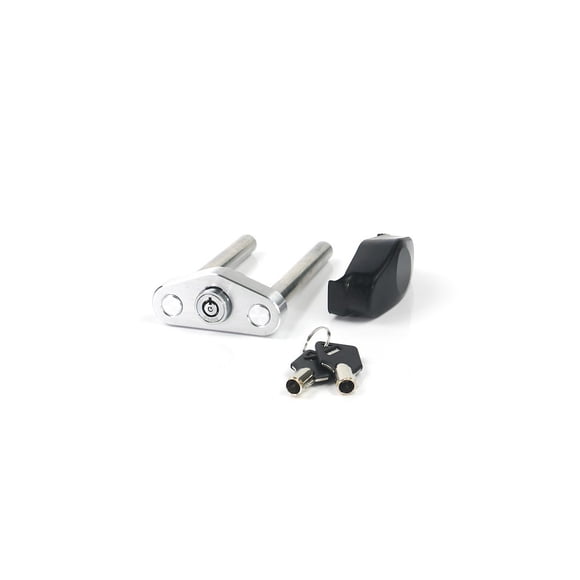 Weigh Safe Trailer Hitch Pin WS03 For Use With Weigh Safe Dual Ball Mounts; Lockable; With 2 Keys; Brushed Aluminum Pins And Housing; Steel Lock
