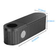 thumbnail image 2 of Joxxoaa Outdoor Resin Weatherproof Cat House, Ventilated and Insulated for Cats, Kittens, and Puppies, Washable, Easy to Assemble, Scratch- and Bite-Resistant, Non-Stick to Hair (Black), 2 of 8