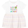 thumbnail image 3 of Inktastic Happy Birthday Mommy Party Girls Baby Dress, 3 of 5