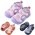 thumbnail image 4 of Otqutp Lightweight Footwear for Toddler Baby Boy Girl Baby Summer Sneakers Cute Letter Print Breathable Net Design Walking Sandals, 4 of 6