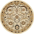 thumbnail image 2 of Rugs.com Neda Collection Rug – 8 Ft Round Ivory Low Rug Perfect For Kitchens, Dining Rooms, 2 of 9