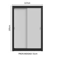thumbnail image 3 of Ropero Closet Madesa Vivare Plus 2 Puertas Corredizas NB, 3 of 10