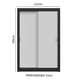 thumbnail image 3 of Ropero Closet Madesa Vivare Plus 2 Puertas Corredizas NB, 3 of 10