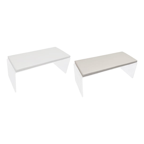 Cojín de apoyo para el brazo de manicura, soporte para manos, para manicuristas, blanco cremoso Blanco Blanco cremoso