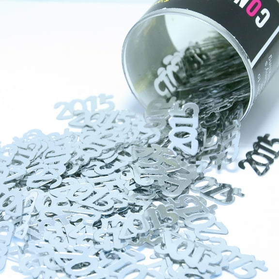Confetti Year 2015 Silver - Pouch (1/2 oz) - CCP7616