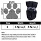 thumbnail image 2 of Aleko Zapatos para Perros, 4 Piezas, Protectores Antideslizantes para Patas de Perro, Zapatos Impermeables para Perros con Correas Reflectantes, Protectores para Patas de Perro de Invierno, Suela Blanda, Apto para Perros Pequeños, Negro ACTIVE Biensenido a ACTIVE, 2 of 5