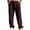 Wine, variant on SKIYLEVZ Sweatpants for Men Casual Streetwear Lightweight Breathable Pants With Side Pockets Athleisure Pants Plus Size Workout Gym Office Work Pants
