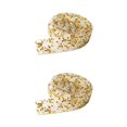 thumbnail image 2 of Advancent Pegatinas ostentosas, cadena de diamantes de imitación con purpurina, decoración de cristal de resina, decoración de cuentas, tira de taladro Oro de color 1 yarda 0.5 cm de ancho 2piezas Advancent CBP364129, 2 of 6