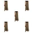 thumbnail image 3 of Minnieouse Pantalones de pierna ancha de cintura alta para mujer de verano - Estilo delgado para una comodidad aireada Ventilar Lino verde s 1 Type2 NO2, 3 of 6