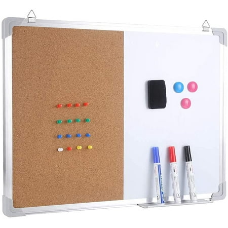 Magnetic Dry Erase Board for Wall Combo White Board Hanging whiteboard ...